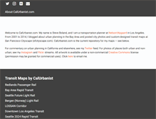 Tablet Screenshot of calurbanist.com